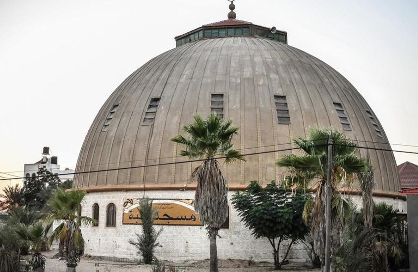 معماری جالب مسجد بدون ستون در غزه