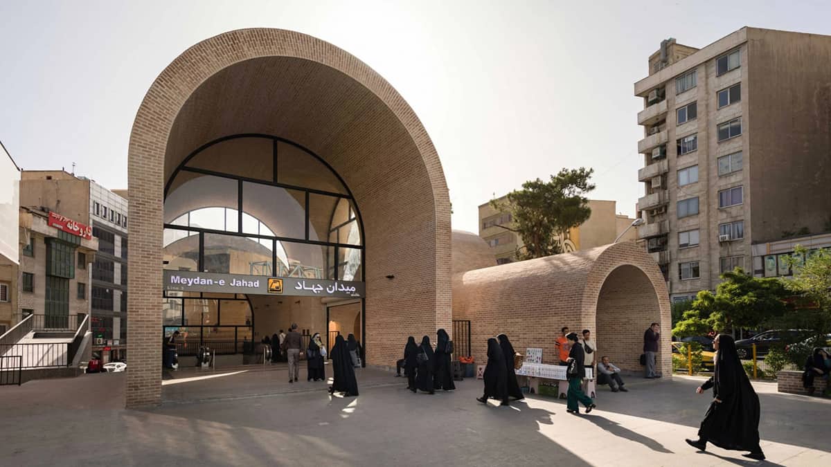 طراحی ایستگاه مترو جهاد، برنده جایزه دیزین 2023