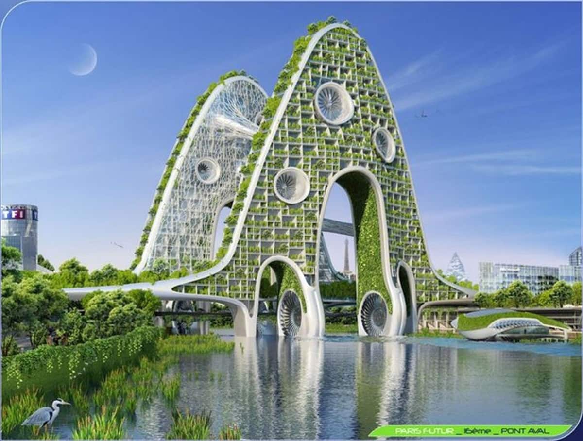 پیش بینی هوش مصنوعی از معماری ساختمان‌های پاریس در 2050!