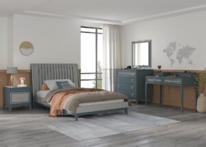 ترکیب چوب و فلز در سرویس خواب بالسا: زیبایی و دوام در کنار هم 