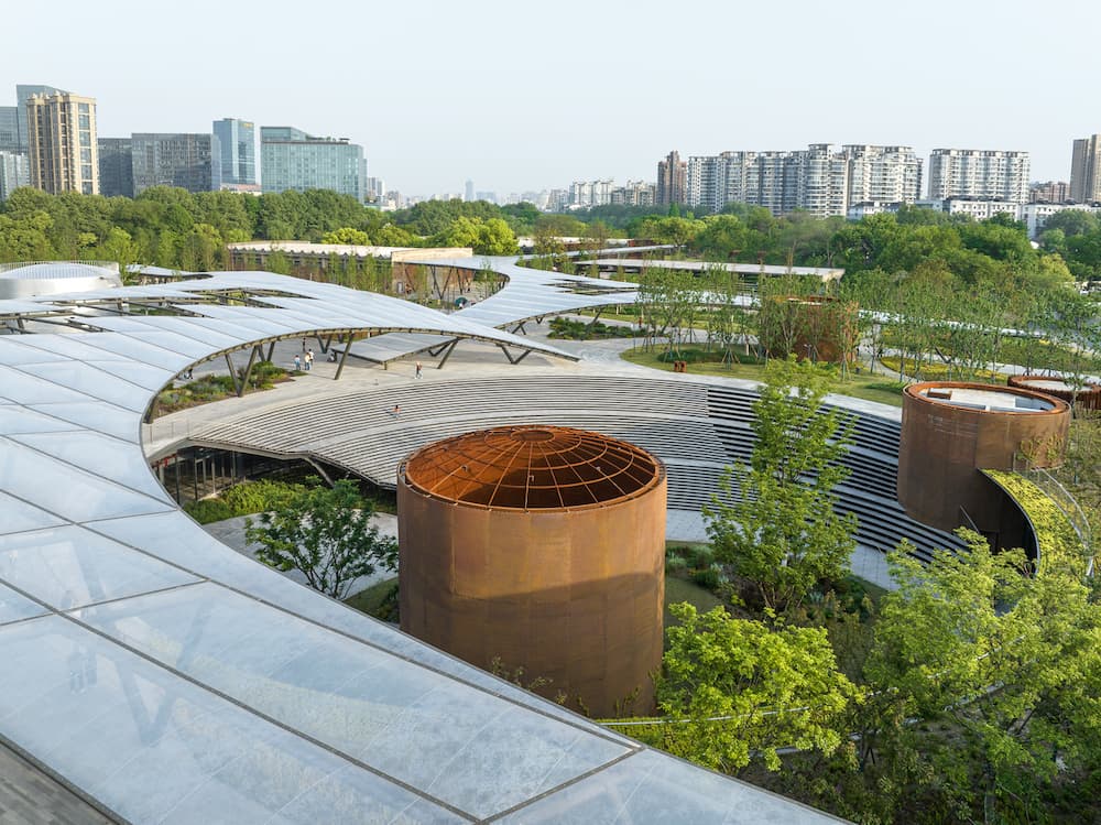 پارک Hangzhou Xiaohe park