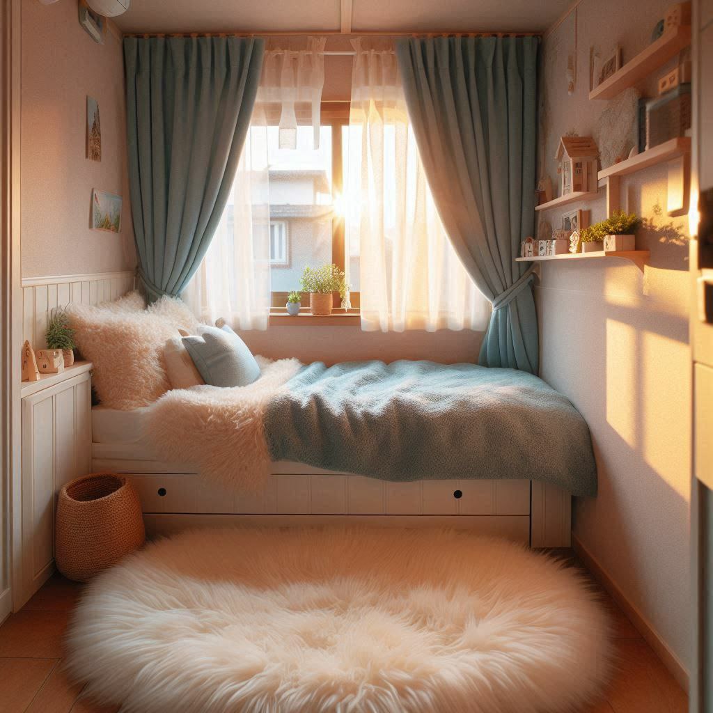 چه فرشی برای اتاق خواب کوچک مناسب است؟