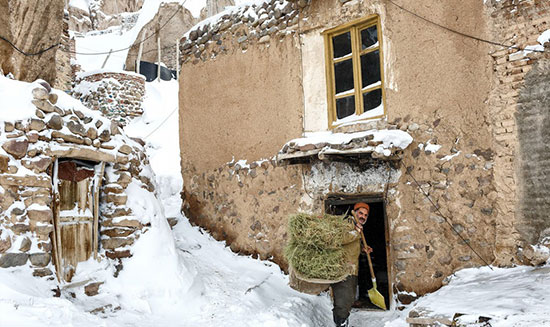 زمستان در روستا